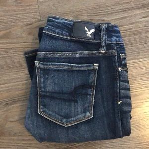 American eagle super super stretch skinny jeans